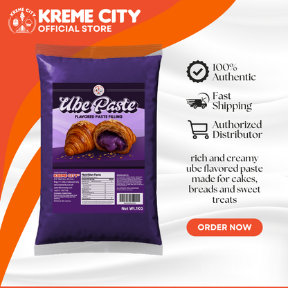 Kreme City Ube Flavored Paste Filling 1kg