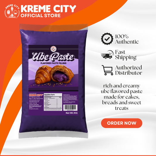 Kreme City Ube Flavored Paste Filling 1kg
