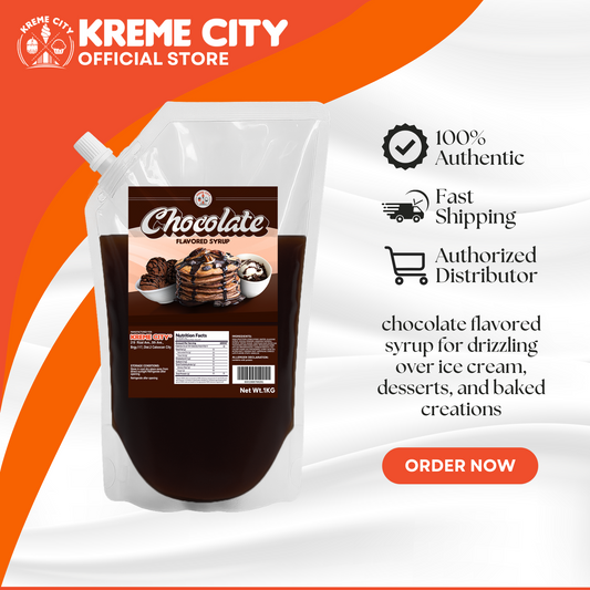 Kreme City Chocolate Flavored Syrup 1kg