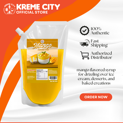Kreme City Mango Flavored Syrup 1kg