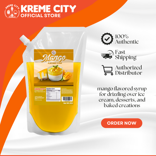 Kreme City Mango Flavored Syrup 1kg