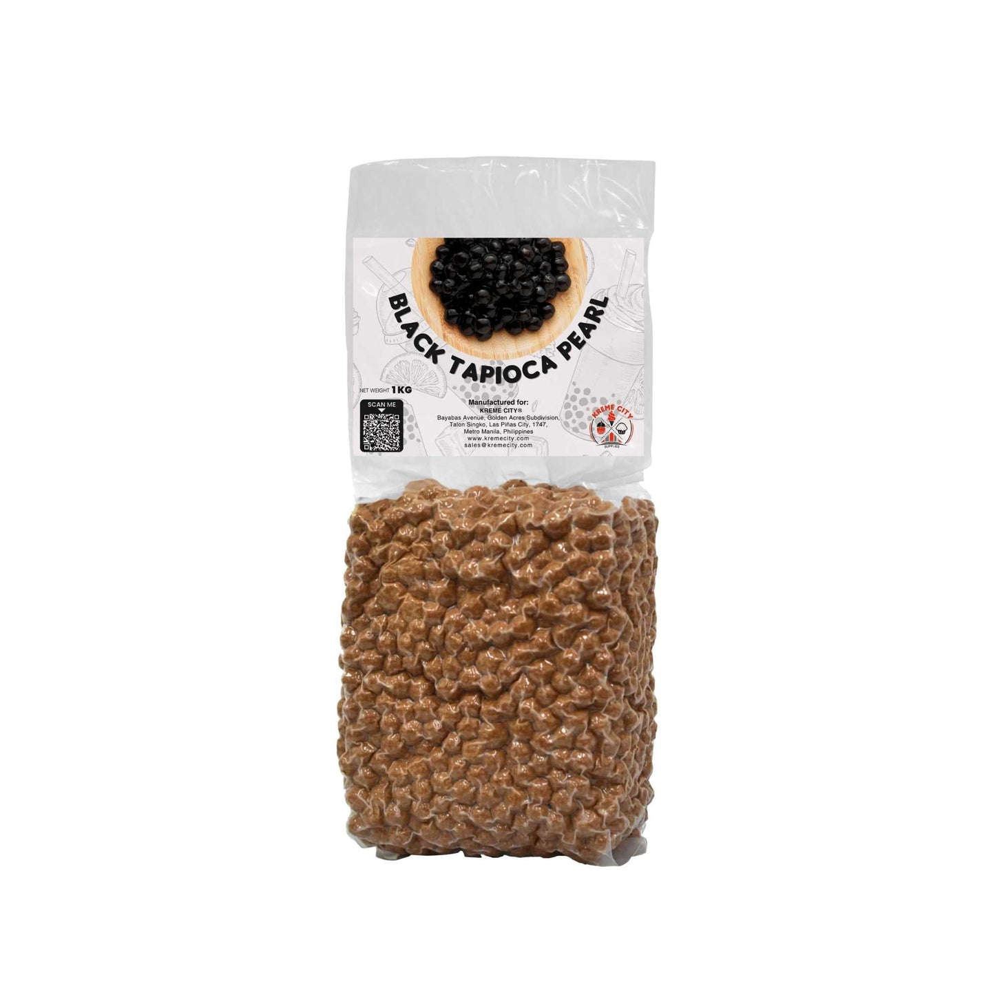 Kreme City Black Tapioca Pearl 1kg