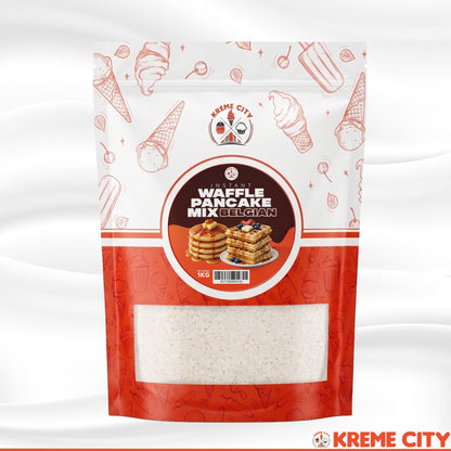 Kreme City Instant Waffle Pancake Mix Belgian 1kg