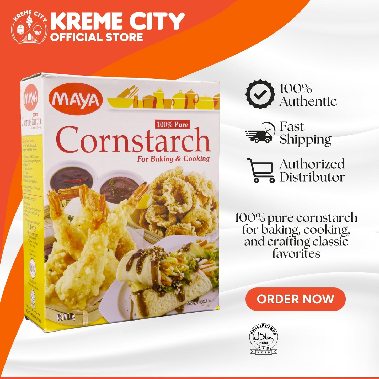 Maya 100% Pure Cornstarch 1kg