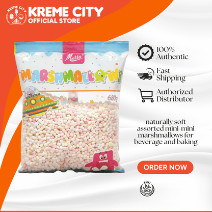 Mello Marshmallows Assorted Mini-Mini 680g