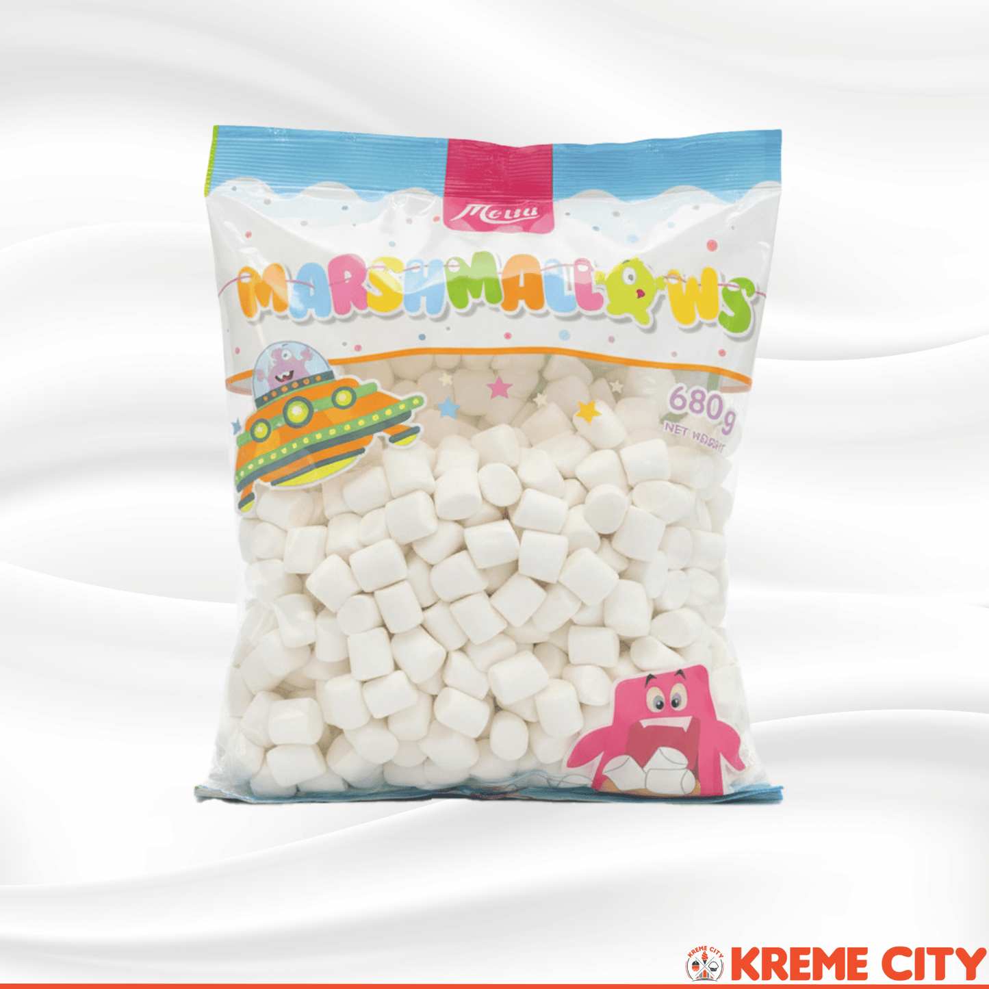 Mello Marshmallows White Regular 680g