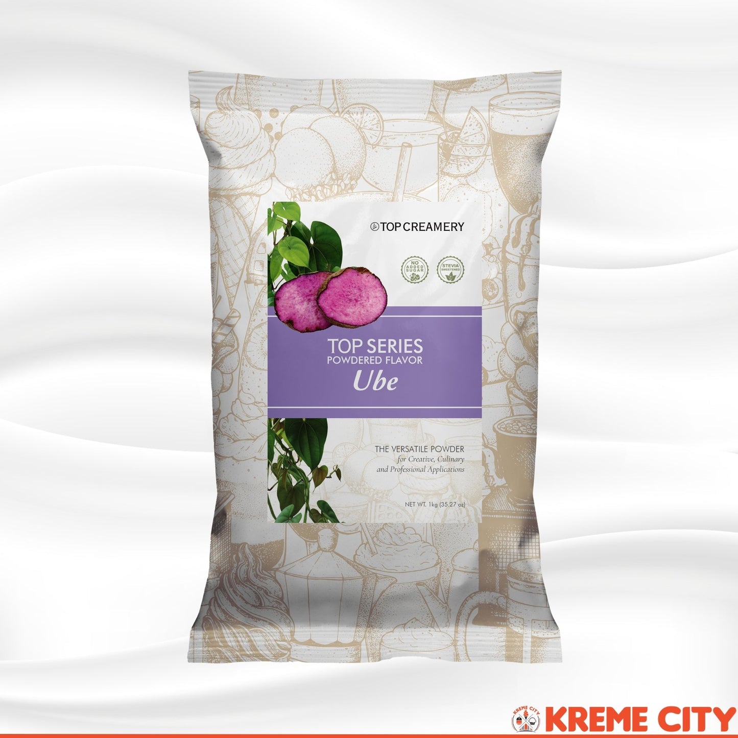 TOP Creamery Top Series Ube Powdered Flavor 1kg