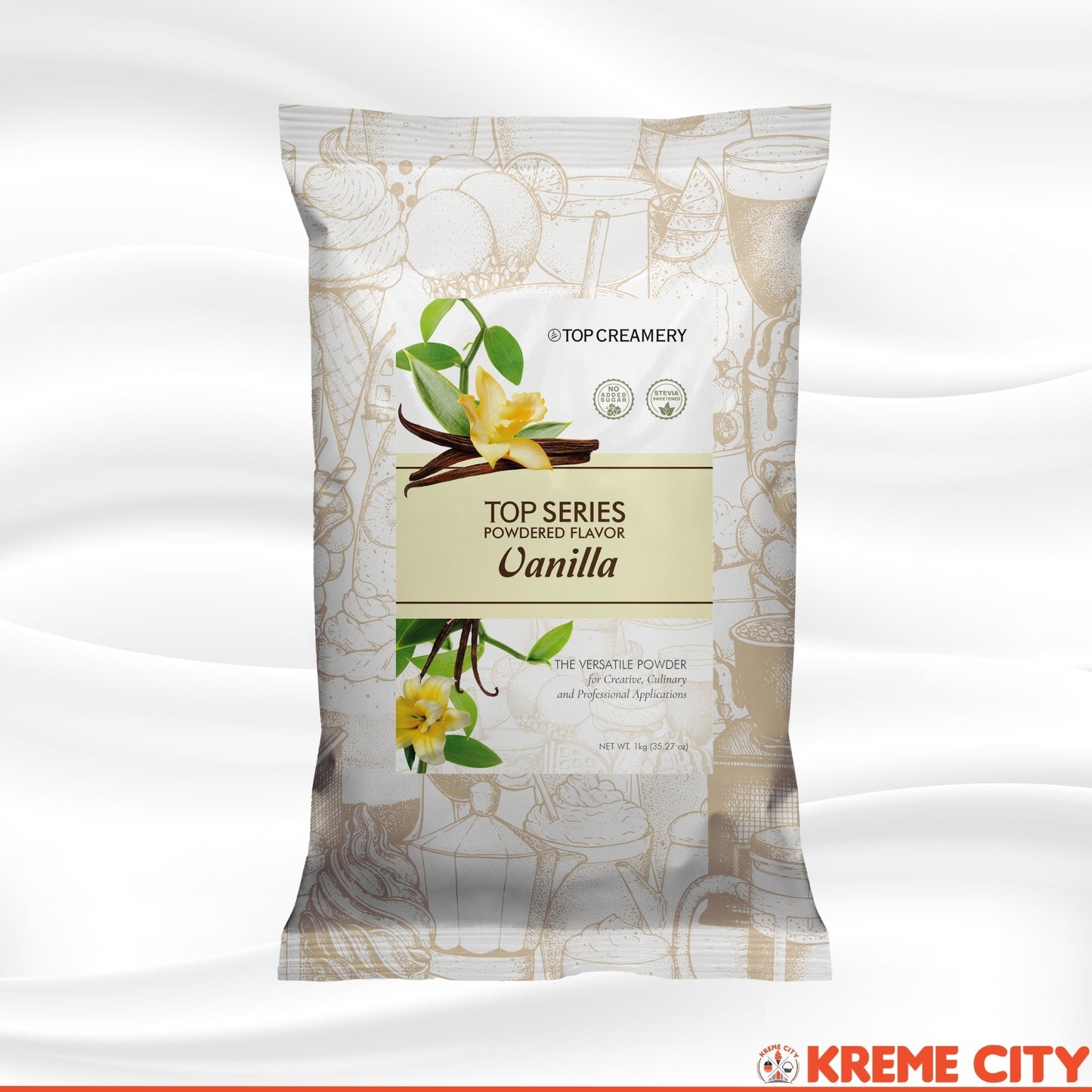 TOP Creamery Top Series Vanilla Powdered Flavor 1kg