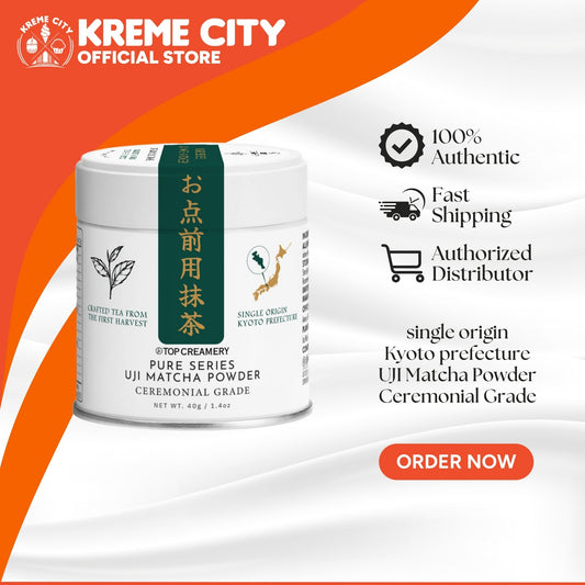 [PRE-ORDER] TOP Creamery Pure Series Ceremonial Grade UJI Matcha Powder 40g
