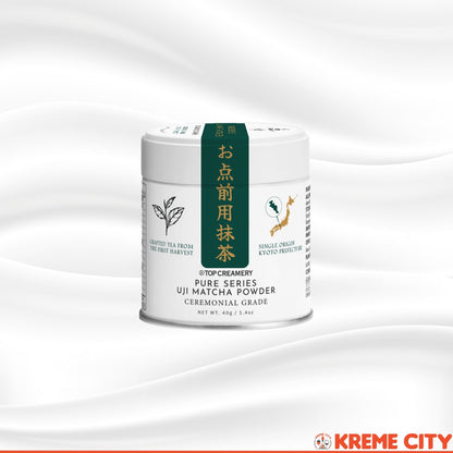[PRE-ORDER] TOP Creamery Pure Series Ceremonial Grade UJI Matcha Powder 40g