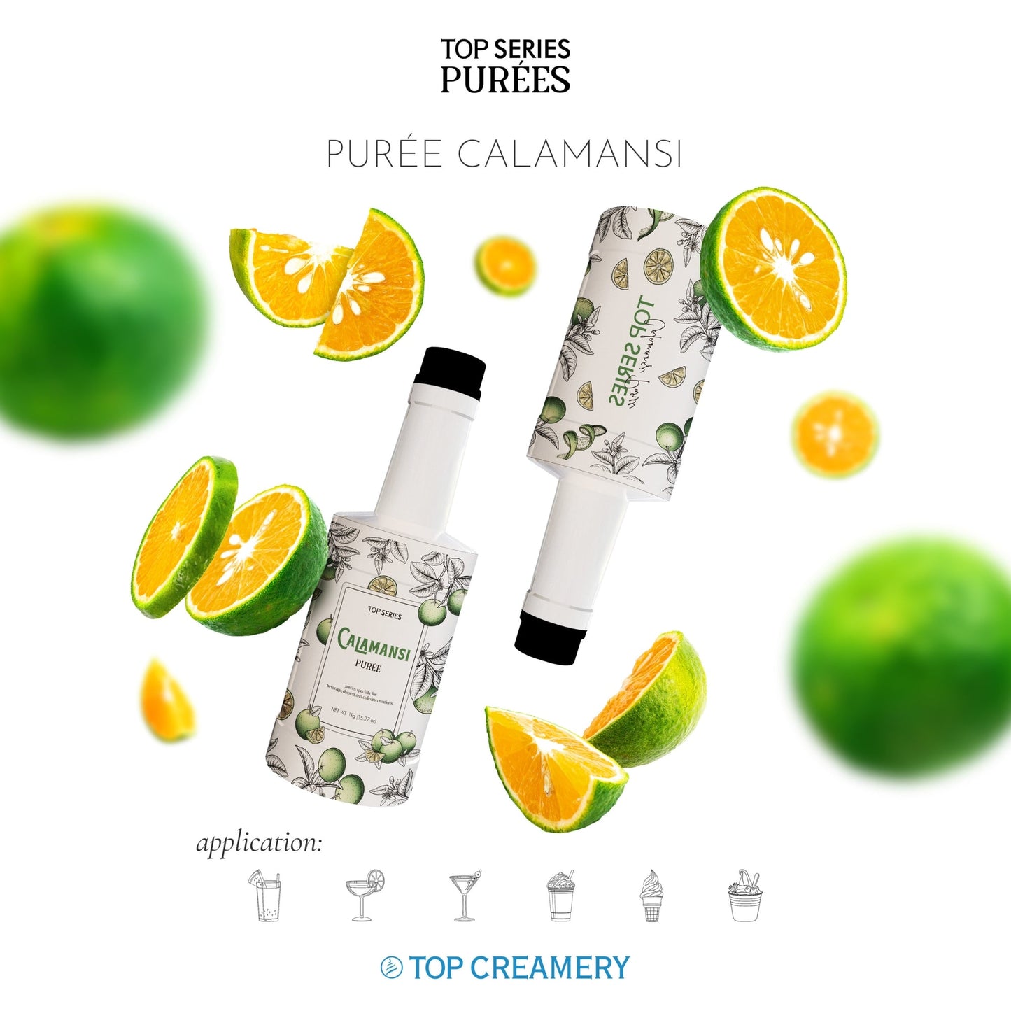 TOP Creamery Top Series Calamansi Puree 1kg