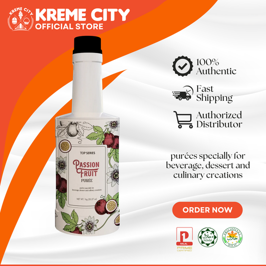 TOP Creamery Top Series Passion Fruit Puree 1kg
