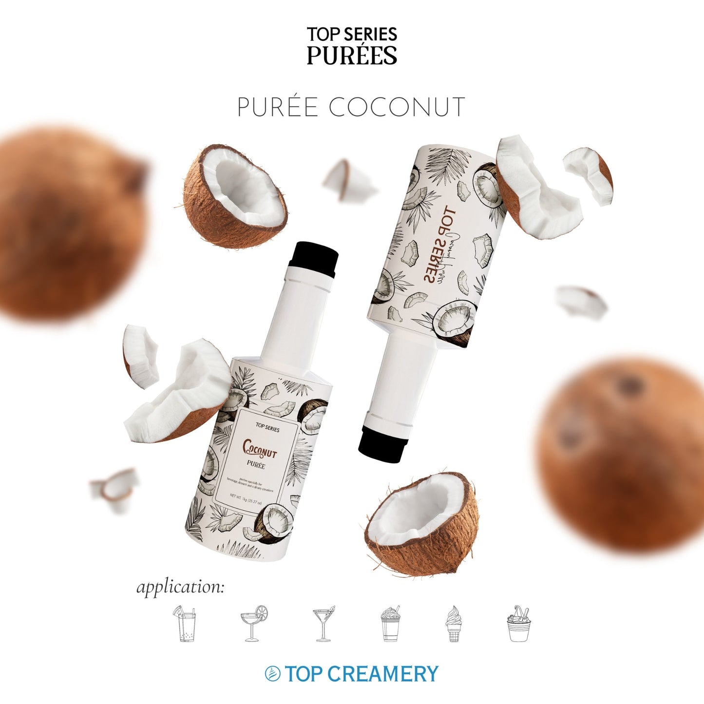 TOP Creamery Top Series Coconut Puree 1kg