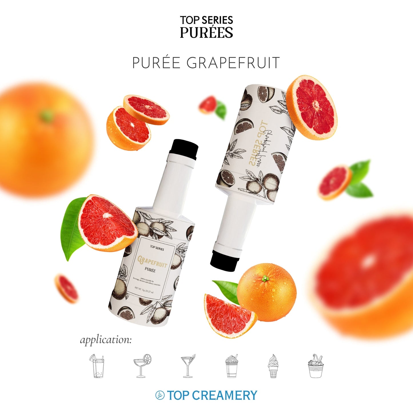 TOP Creamery Top Series Grapefruit Puree 1kg