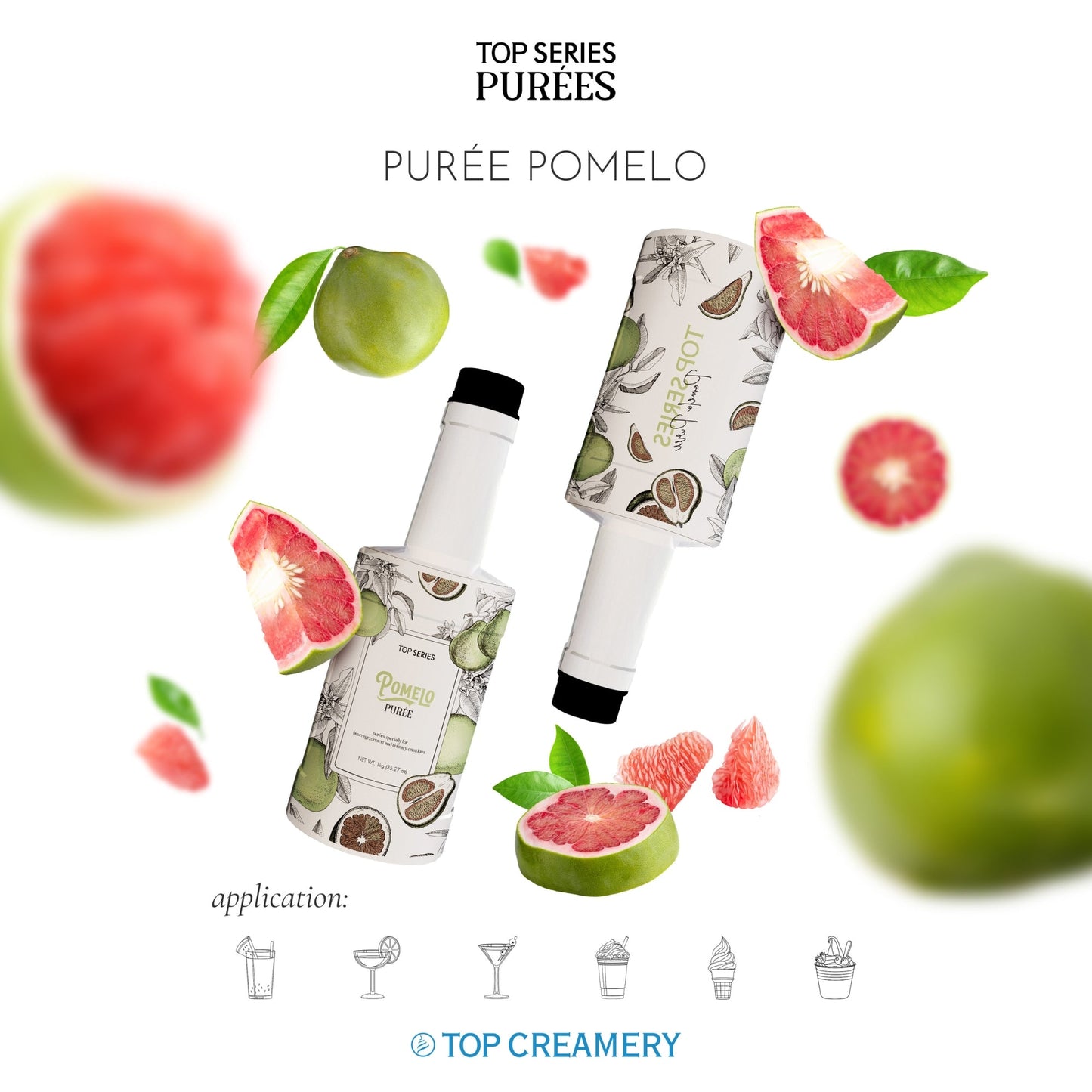 TOP Creamery Top Series Pomelo Puree 1kg