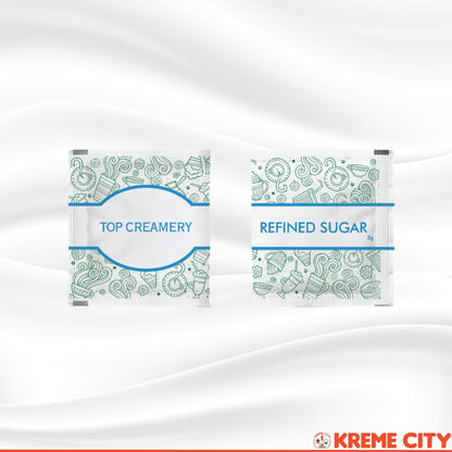 TOP Creamery White Refined Sugar Sachets 5g