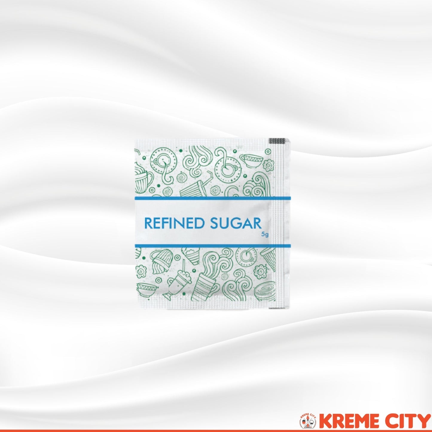 TOP Creamery White Refined Sugar Sachets 5g