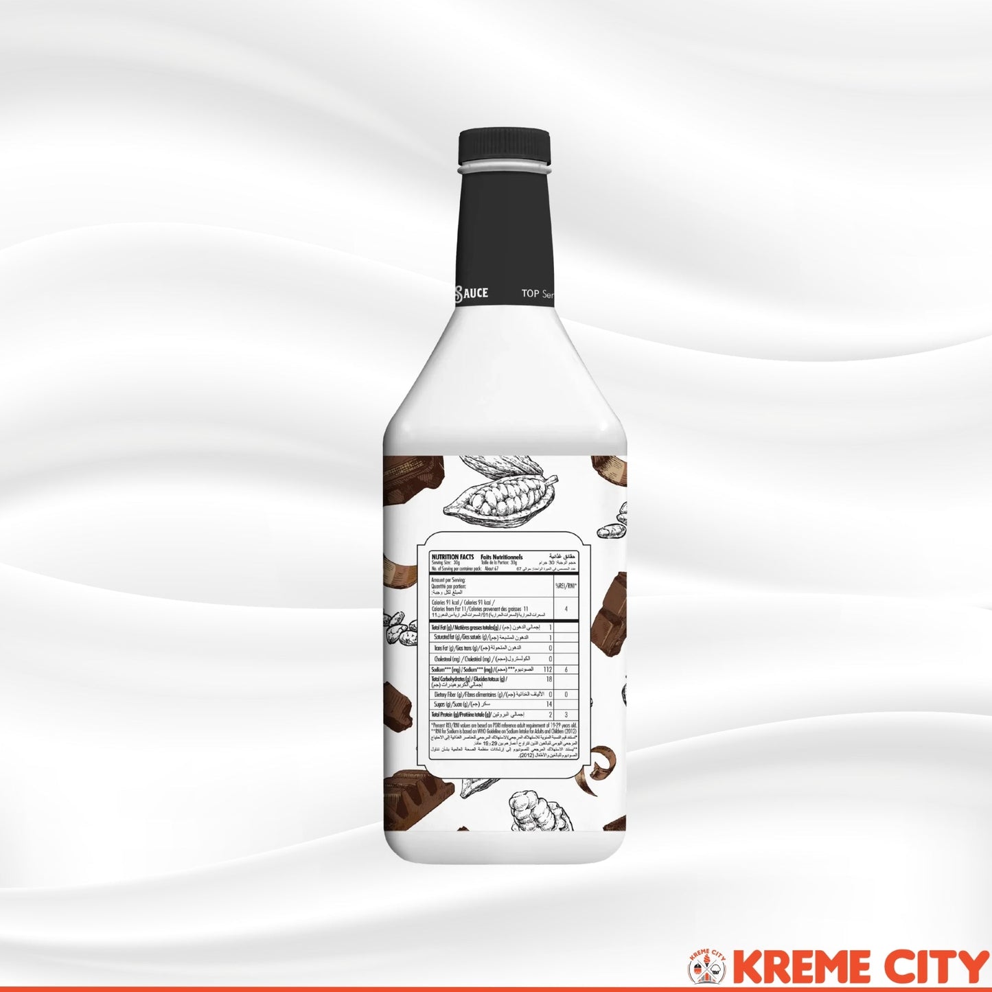 TOP Creamery Top Series Dark Chocolate Sauce 2kg