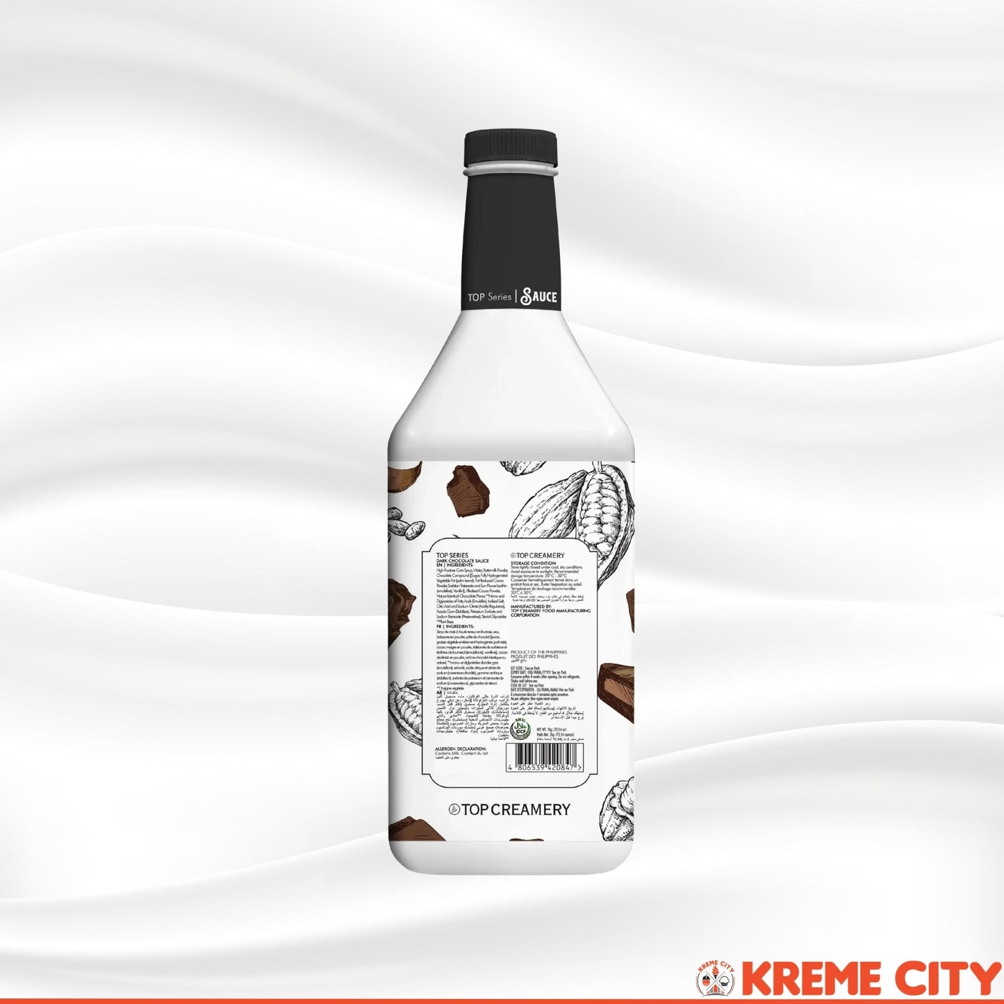 TOP Creamery Top Series Dark Chocolate Sauce 2kg