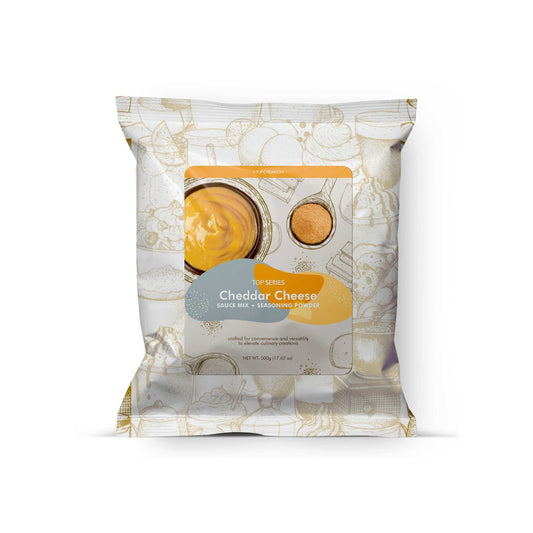 TOP Creamery Top Series Cheddar Cheese Sauce Mix + Seasoning Powder 500g