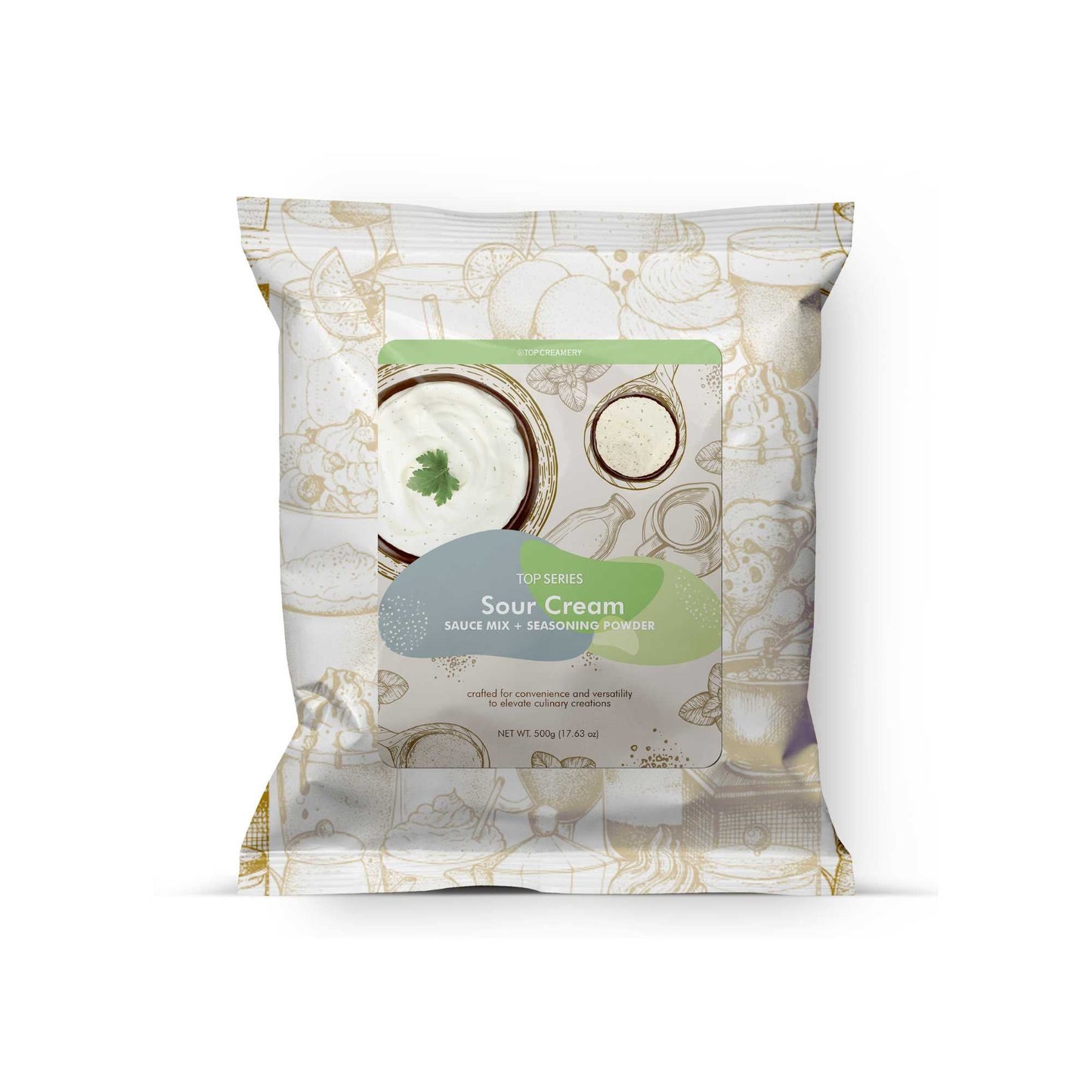 TOP Creamery Top Series Sour Cream Sauce Mix + Seasoning Powder 500g