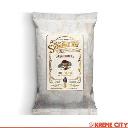 TOP Creamery Supreme Mix Reserve Edition Acai Berry Soft-Serve Ice Cream Powder Premix 1kg