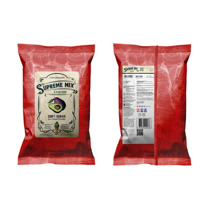 TOP Creamery Supreme Mix Avocado Soft Serve Ice Cream Powder Premix 1kg