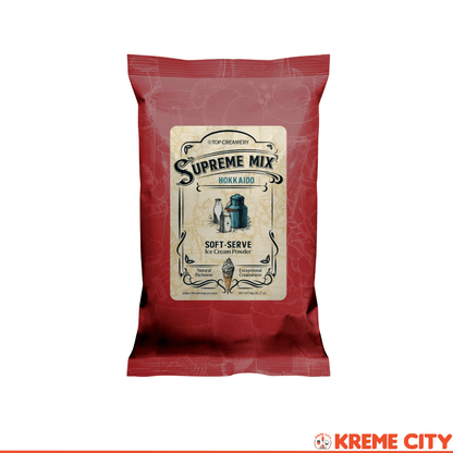 TOP Creamery Supreme Mix Hokkaido Soft Serve Ice Cream Powder Premix 1kg