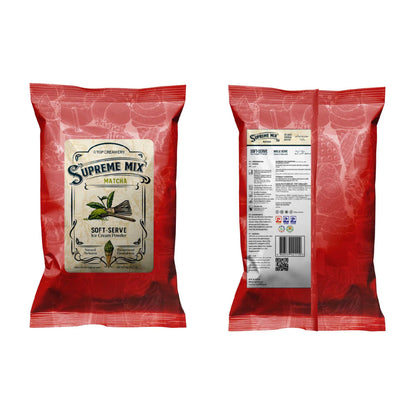 TOP Creamery Supreme Mix Matcha Soft Serve Ice Cream Powder Premix 1kg