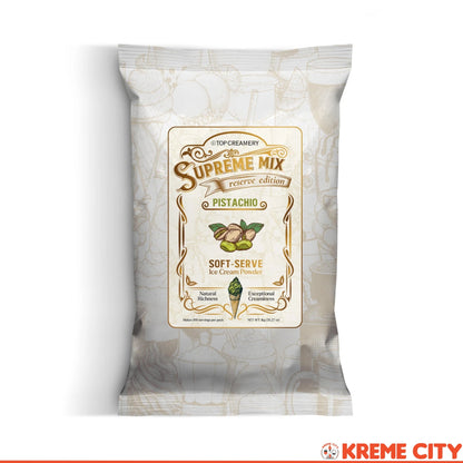 TOP Creamery Supreme Mix Reserve Edition Pistachio Soft-Serve Ice Cream Powder Premix 1kg