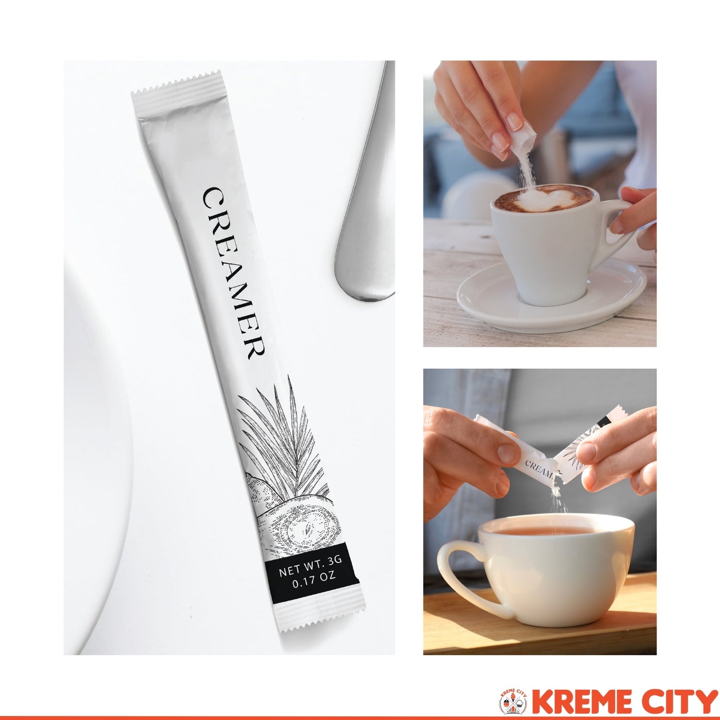 TOP Creamery Non-Dairy Creamer Sticks 3g