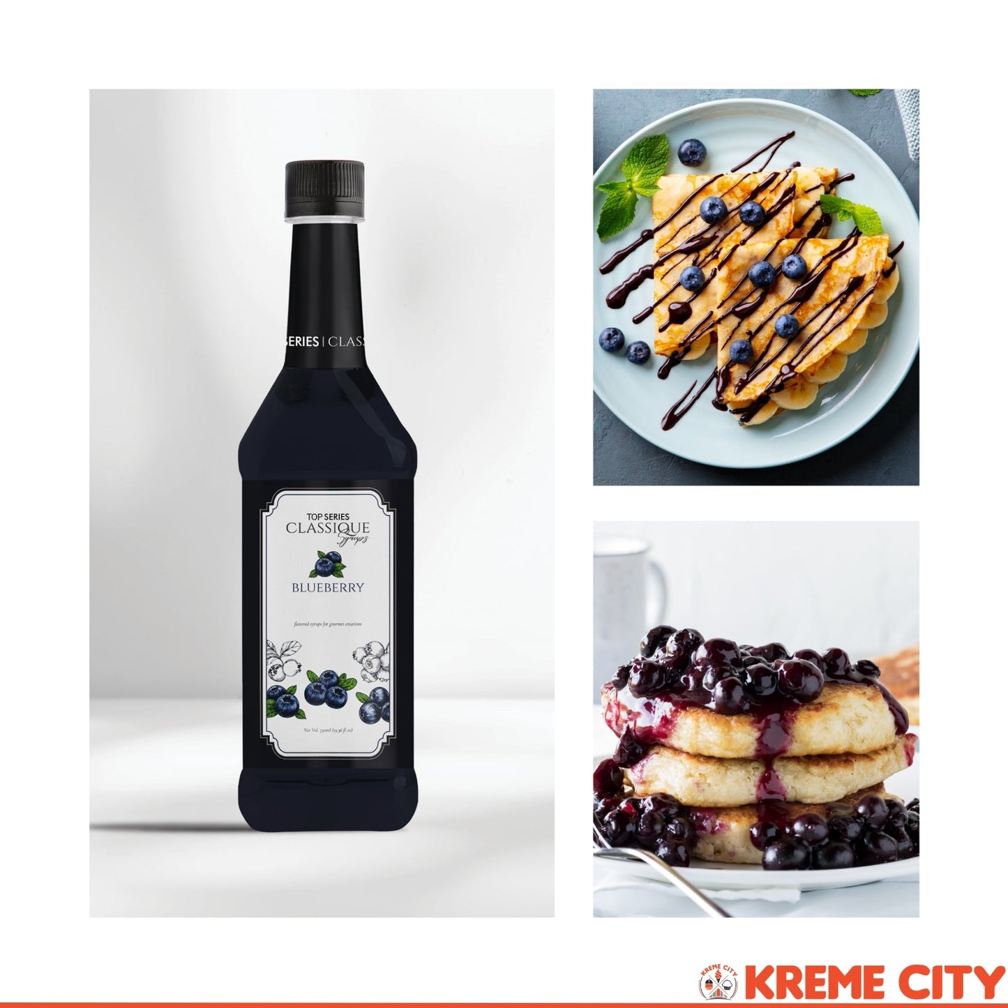 TOP Creamery TOP Series Classique Blueberry Syrup 750ml