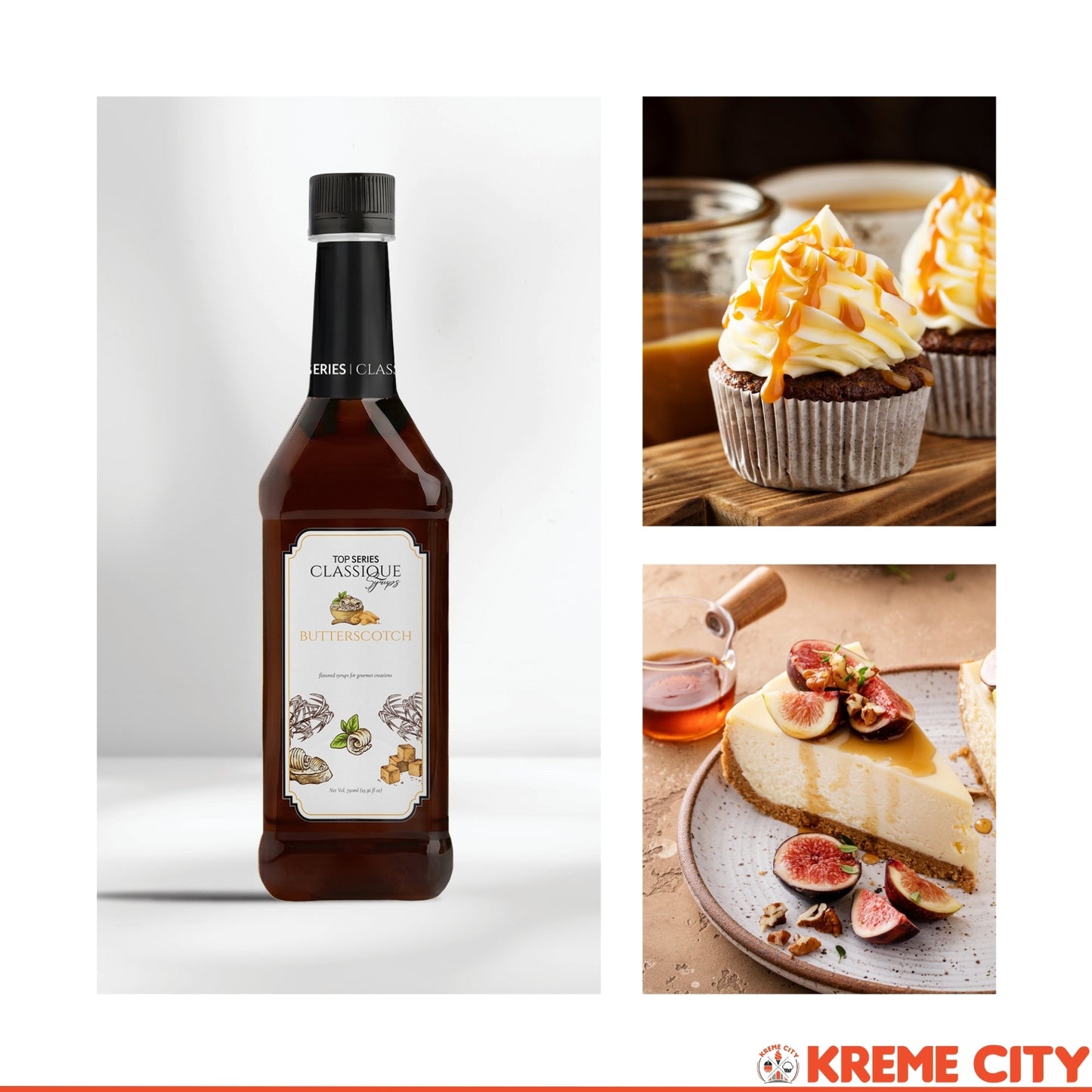 TOP Creamery TOP Series Classique Butterscotch Syrup 750ml