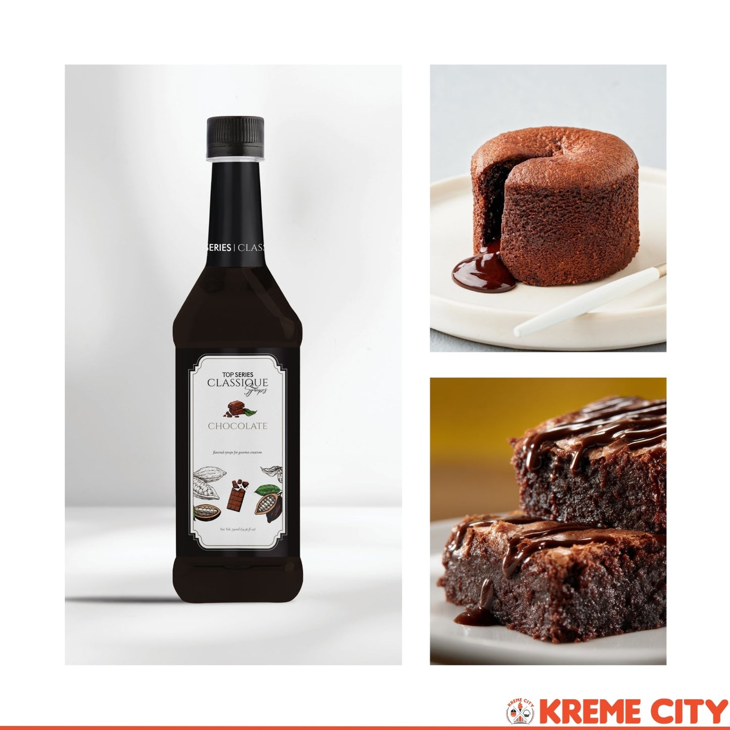 TOP Creamery TOP Series Classique Chocolate Syrup 750ml