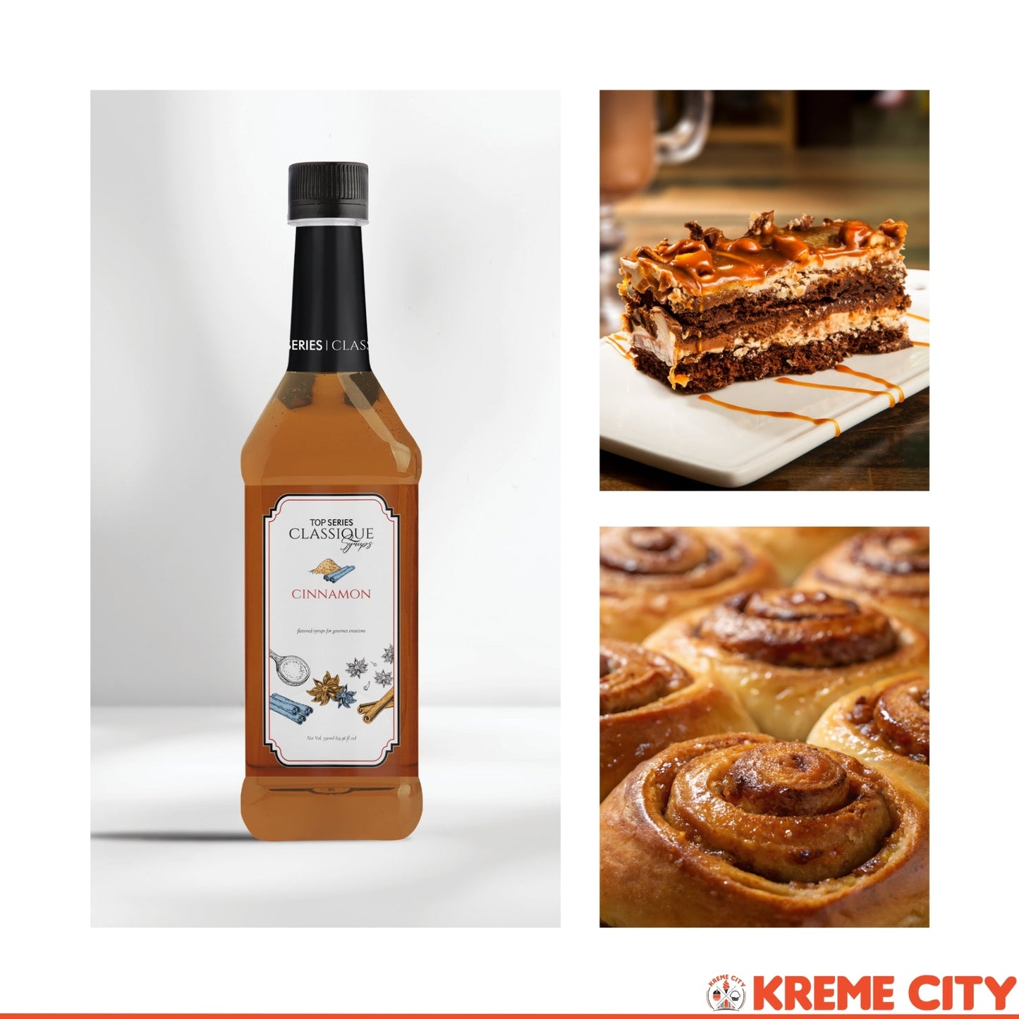 TOP Creamery TOP Series Classique Cinnamon Syrup 750ml
