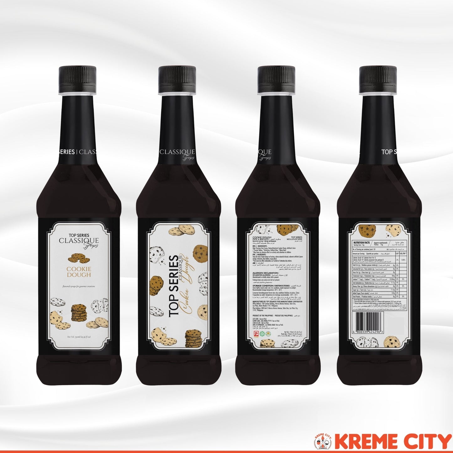 TOP Creamery TOP Series Classique Cookie Dough Syrup 750ml