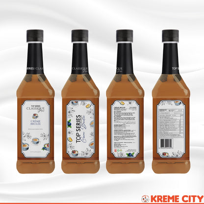 TOP Creamery TOP Series Classique Creme Brulee Syrup 750ml