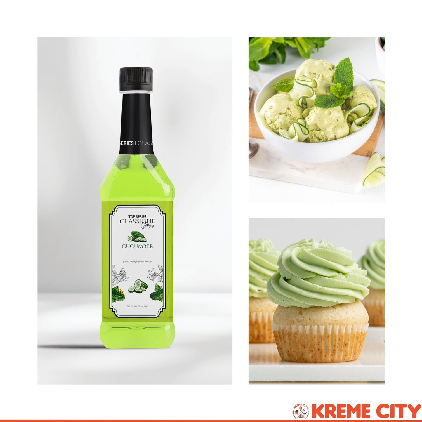 TOP Creamery TOP Series Classique Cucumber Syrup 750ml