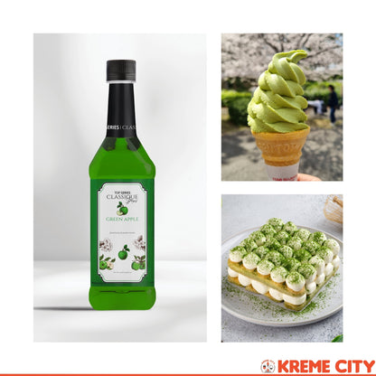 TOP Creamery TOP Series Classique Green Apple Syrup 750ml