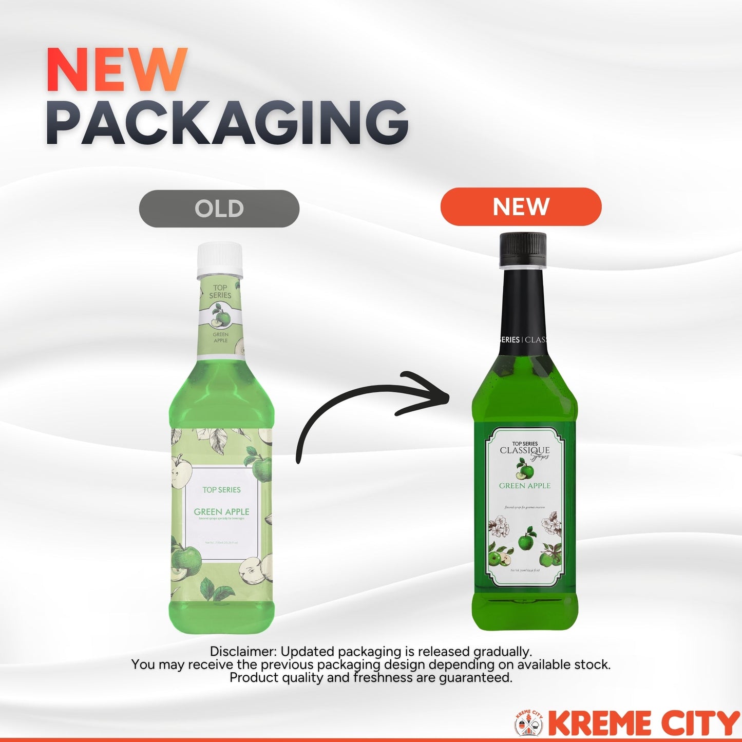 TOP Creamery TOP Series Classique Green Apple Syrup 750ml