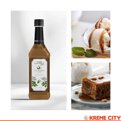TOP Creamery TOP Series Classique Macadamia Nut Syrup 750ml