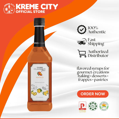 TOP Creamery TOP Series Classique Mango Syrup 750ml