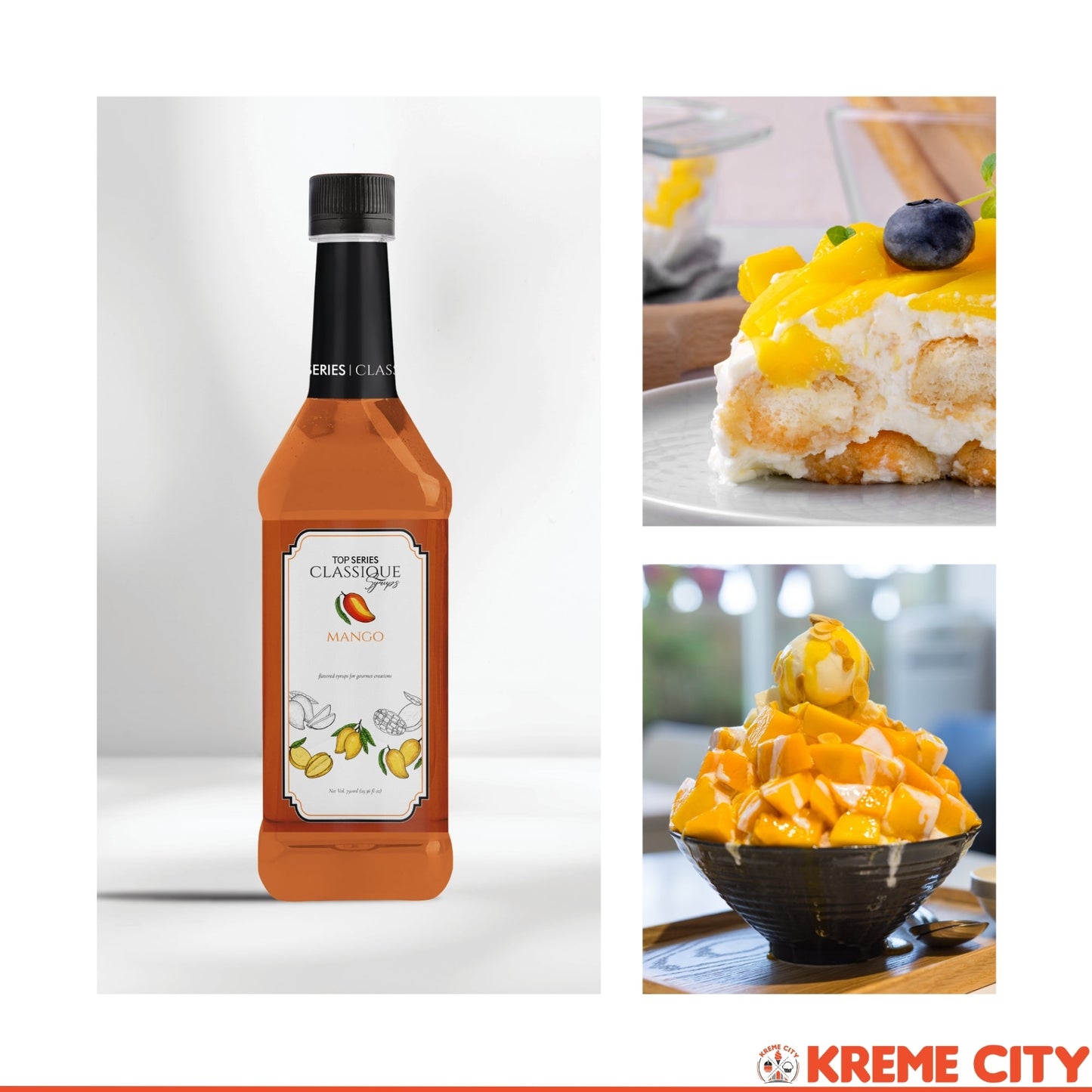 TOP Creamery TOP Series Classique Mango Syrup 750ml