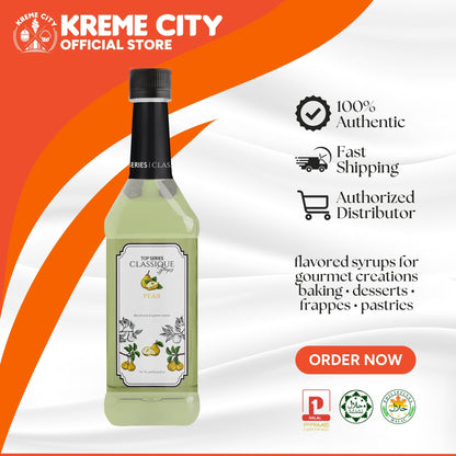 TOP Creamery TOP Series Classique Pear Syrup 750ml
