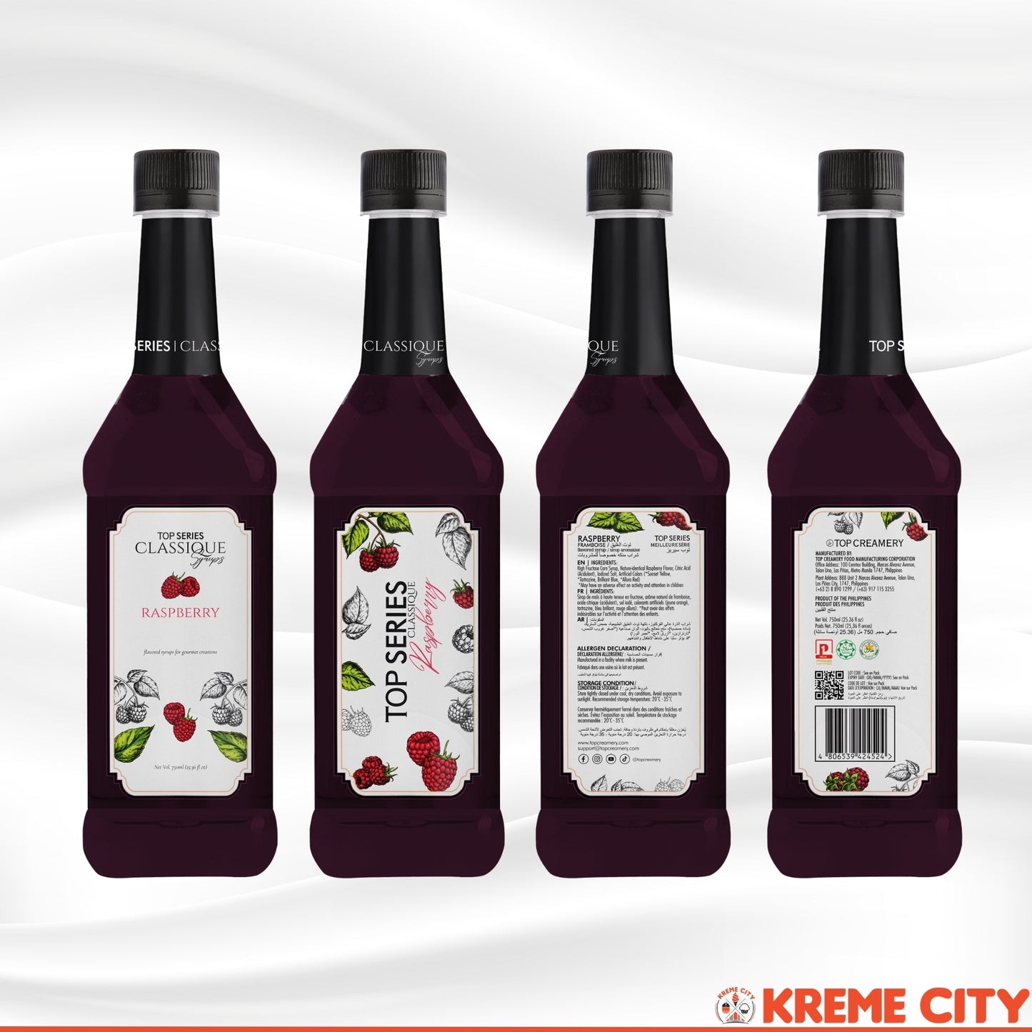 TOP Creamery TOP Series Classique Raspberry Syrup 750ml