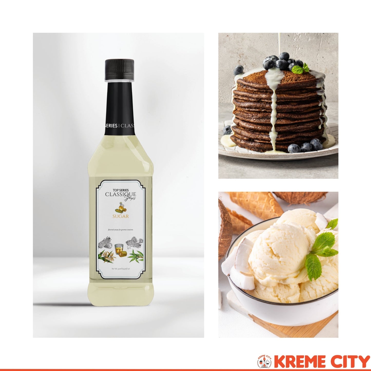 TOP Creamery TOP Series Classique Sugar Syrup 750ml