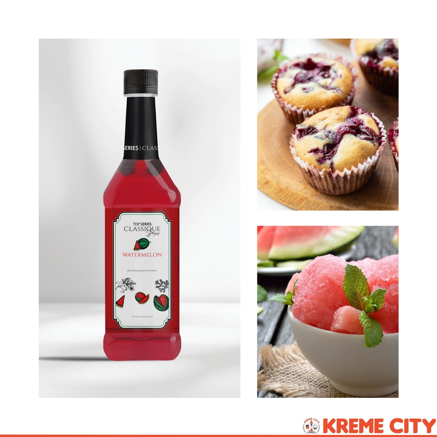 TOP Creamery TOP Series Classique Watermelon Syrup 750ml