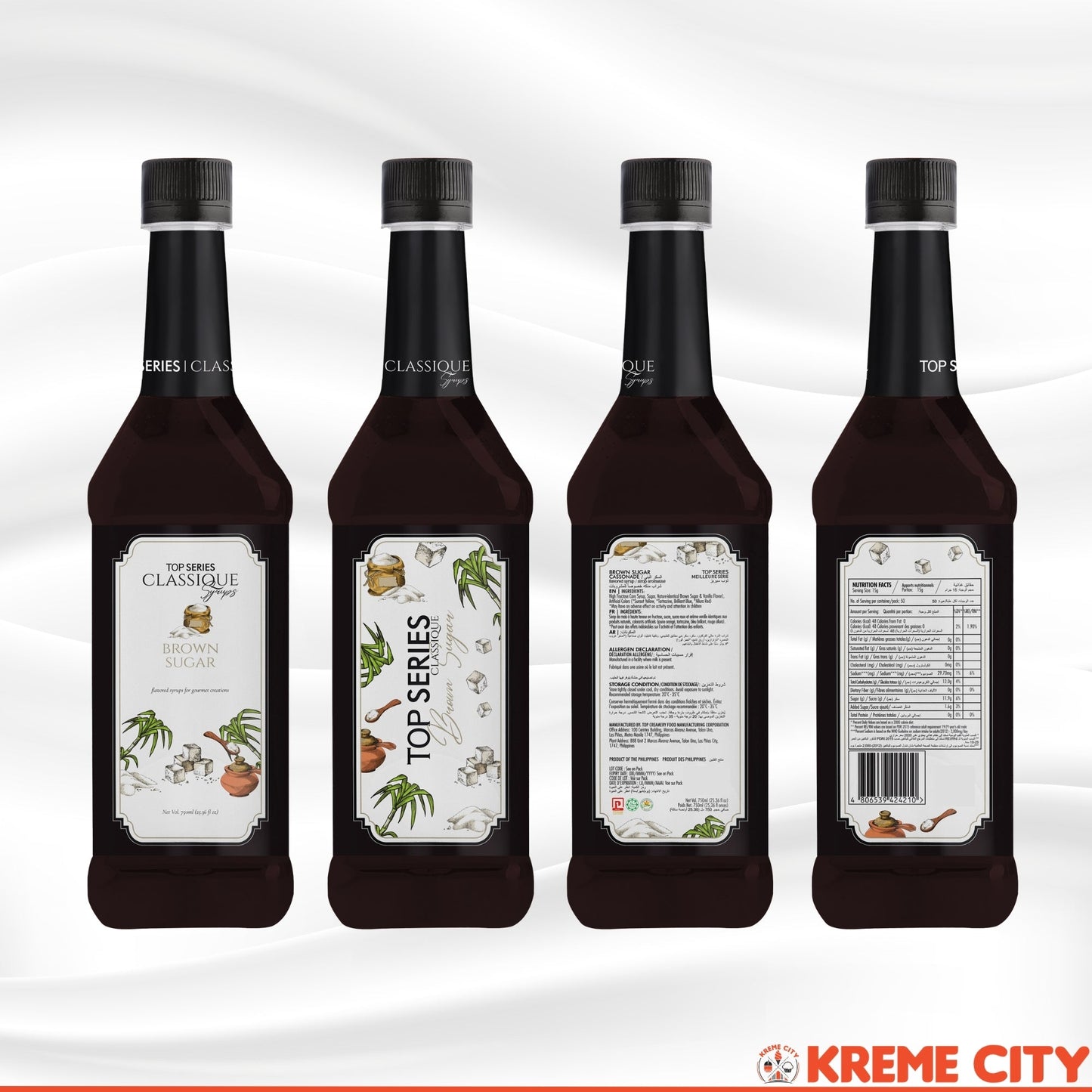 TOP Creamery TOP Series Classique Brown Sugar Syrup 750ml