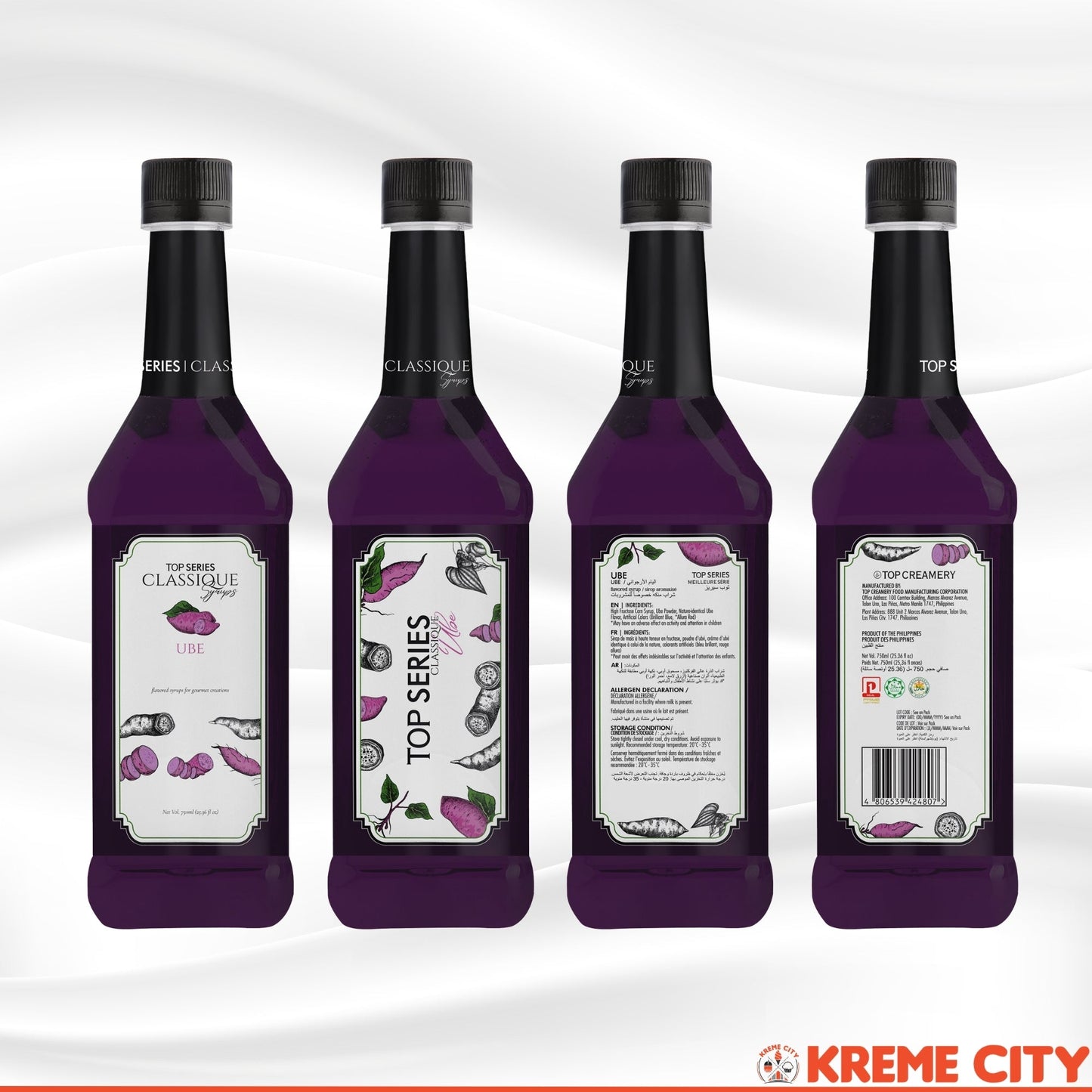 TOP Creamery TOP Series Classique Ube Syrup 750ml