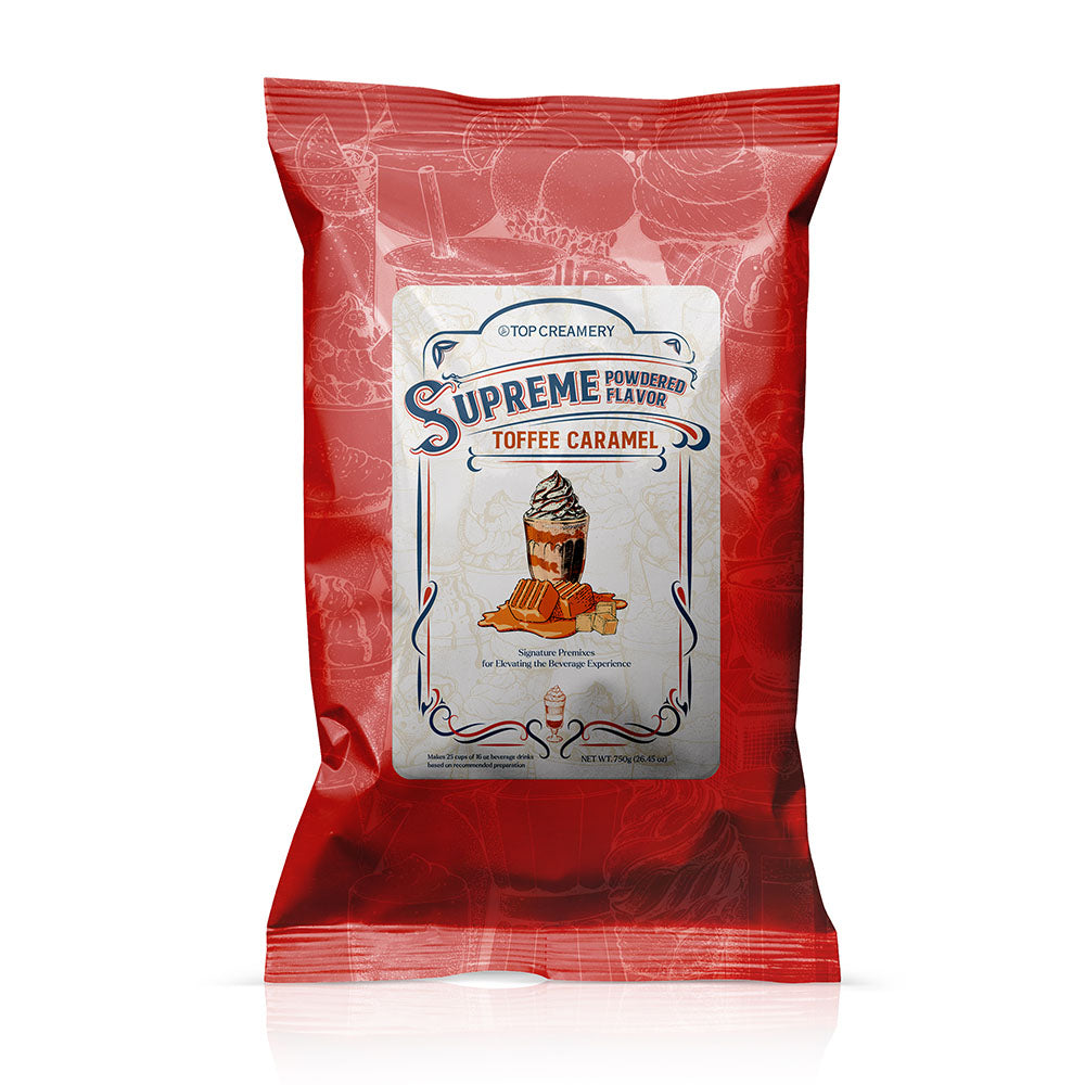 TOP Creamery Supreme Series Toffee Caramel Powdered Flavor 750g